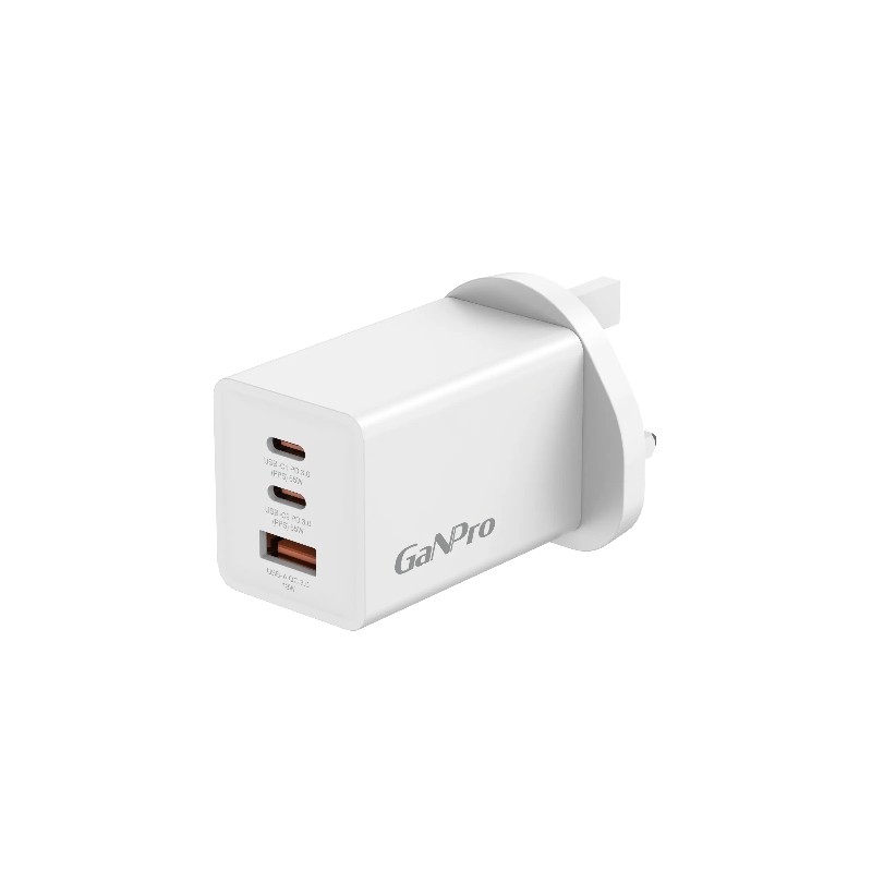 現貨|Hedonic - 3 Port PD 3.0 65W GAN Pro 快充英規火牛 充電器插頭【香港行貨|約1個工作日內寄出】