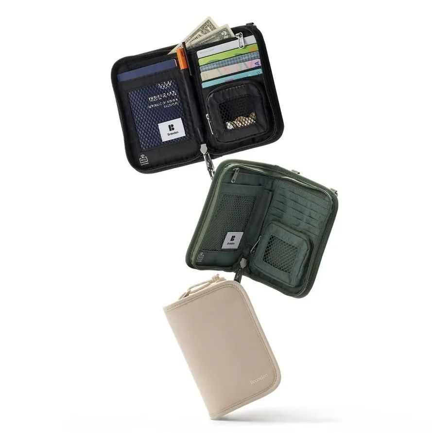 現貨｜Branden - Safe Wallet Bag 防盜RFID護照斜孭袋 護照夾 韓國品牌【平行進口｜約1個工作日內寄出】