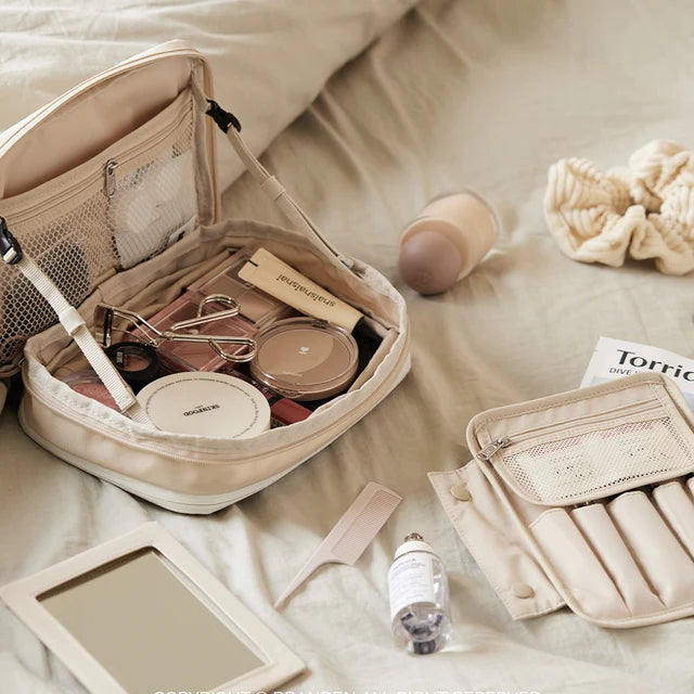 現貨｜Branden - Expandable Beauty Pouch 化妝品收納袋 可放化妝掃 韓國品牌【平行進口｜約1個工作日內寄出】