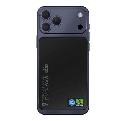 現貨｜EGO - MagPower 6 QI2.2 10000mAh 外置電 行動電源 尿袋 (10000mAh, CCC認證)【香港行貨｜約1個工作日內寄出】