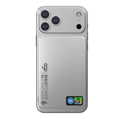 現貨｜EGO - MagPower 6 QI2.2 10000mAh 外置電 行動電源 尿袋 (10000mAh, CCC認證)【香港行貨｜約1個工作日內寄出】