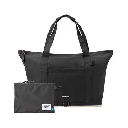 現貨｜Branden - Foldable Carry-All Totebag (22L-29L) 摺疊旅行袋 手提袋 摺疊袋 可摺疊萬用托特包 韓國品牌【平行進口｜約1個工作日內寄出】