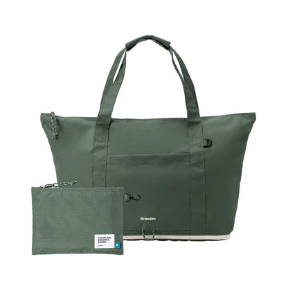 現貨｜Branden - Foldable Carry-All Totebag (22L-29L) 摺疊旅行袋 手提袋 摺疊袋 可摺疊萬用托特包 韓國品牌【平行進口｜約1個工作日內寄出】