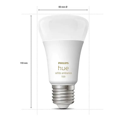 現貨｜Philips - Hue E27 黃白光智能燈泡 11W 黃光白光燈膽【香港行貨｜約1個工作日內寄出】