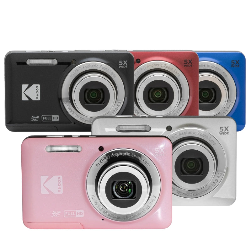 現貨｜Kodak柯達 - PIXPRO FZ55 數碼相機 變焦數碼相機 ⁠5倍光學 1600萬像素 輕薄細DC相機仔【香港行貨｜約1個工作日內寄出】