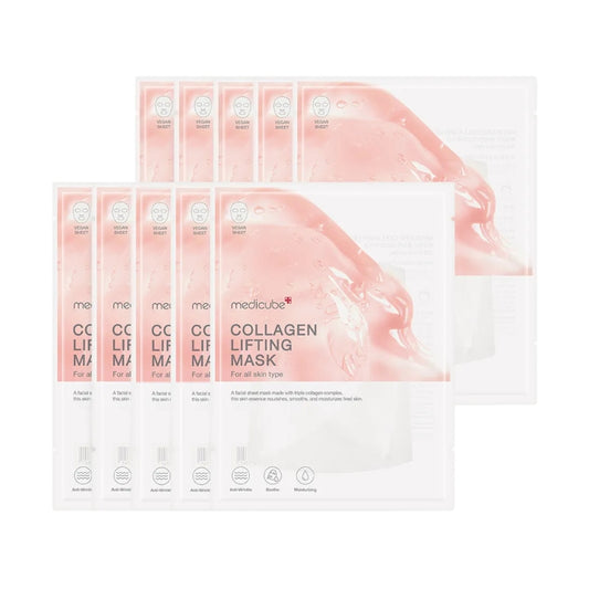 現貨｜Medicube - Collagen Lifting Mask 三重膠原緊緻面膜 (10ea/10片)【平行進口｜約1個工作日內寄出】