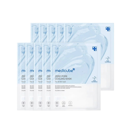 現貨｜Medicube - Zero Pore Cooling Mask 毛孔淨化冰感面膜 (10ea/10片)【平行進口｜約1個工作日內寄出】