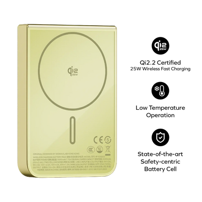 現貨｜Momax - 1-Power S.Pass2 半固態磁吸流動電源 IP163Q22 外置電 行動電源 尿袋 (10000mAh, CCC認證, SSB)【香港行貨｜約1個工作日內寄出】