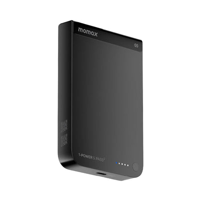 現貨｜Momax - 1-Power S.Pass2 半固態磁吸流動電源 IP163Q22 外置電 行動電源 尿袋 (10000mAh, CCC認證, SSB)【香港行貨｜約1個工作日內寄出】