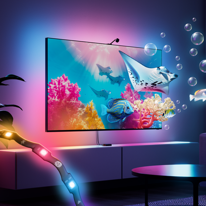 現貨｜Nanoleaf - Nanoleaf 4D V2 電視螢幕鏡像攝影機+燈條套件 Screen Mirror + Lightstrip Kit (TVs & Monitors Up to 65″)【香港行貨｜約1個工作日內寄出】