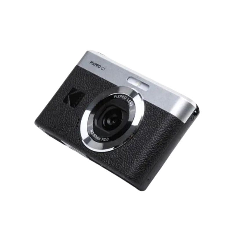 現貨｜KODAK柯達 - PIXPRO C1 數碼相機 復古設計 26mm廣角 F2大光圈鏡頭【香港行貨｜約1個工作日內寄出】