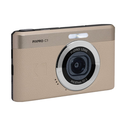 現貨｜KODAK柯達 - PIXPRO C1 數碼相機 復古設計 26mm廣角 F2大光圈鏡頭【香港行貨｜約1個工作日內寄出】