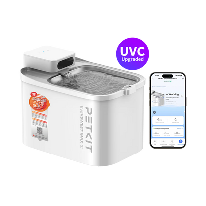 現貨｜PETKIT - Eversweet Max 2 無線智能飲水機-UVC水泵(耐高温版)【香港行貨｜約1個工作日內寄出】