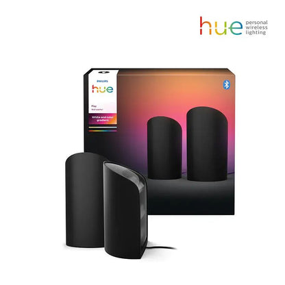 現貨｜Philips - Hue Wall Washer 2件裝 (Black) 漸變全彩情境燈組 氣氛燈 電視燈【香港行貨｜約1個工作日內寄出】