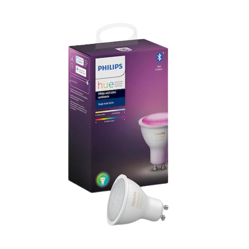現貨｜Philips - HUE GU10 黄白光&彩光智能LED射燈燈膽【香港行貨｜約1個工作日內寄出】