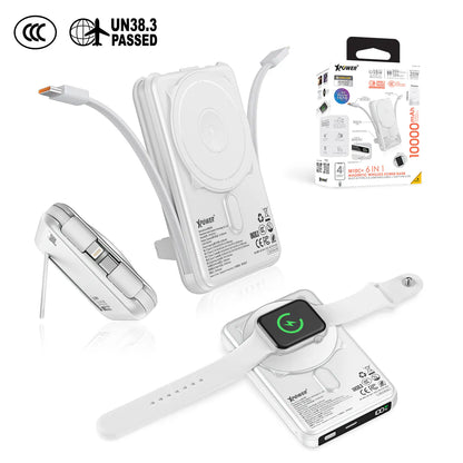 現貨｜XPower - M10C+ 6合1多功能數顯 磁吸無線移動電源 行動電源 尿袋 (10000mAh, CCC認證, 20W PD3.0 )【香港行貨｜約1個工作日內寄出】