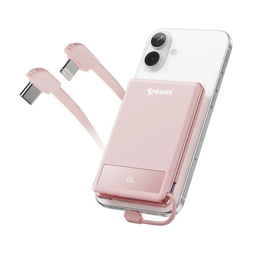 現貨｜XPower - MagThin 10 MT10數顯 PD3.0 內置雙線行動電源 尿袋 *沒有磁吸* (10000mAh, CCC認證, 3C可追溯二維碼)【香港行貨｜約1個工作日內寄出】