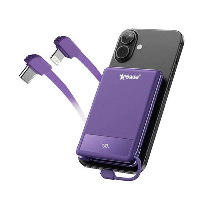 現貨｜XPower - MagThin 10 MT10數顯 PD3.0 內置雙線行動電源 尿袋 *沒有磁吸* (10000mAh, CCC認證, 3C可追溯二維碼)【香港行貨｜約1個工作日內寄出】