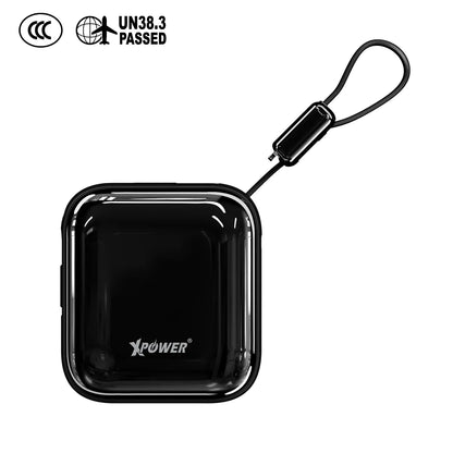 現貨｜XPower - Ultra Pocket F1103 Type-C 超MINI口袋移動電源 行動電源 尿袋 (10000mAh, CCC認證, 20W PD3.0 )【香港行貨｜約1個工作日內寄出】