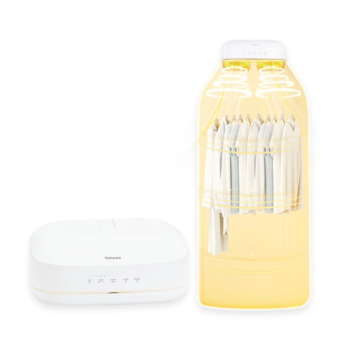 現貨｜Yohome 家の逸 - YH-021 家居晾衫乾衣機 雙核Max多件速乾除菌淨味暖衣4合1免安裝折疊可移動烘乾機PRO【香港行貨｜約1個工作日內寄出】