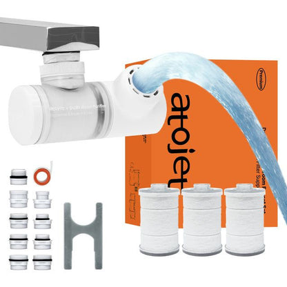 現貨｜atojet - Duri Sink Filter 增氧水龍頭過濾器 + 替換濾芯1包 (3個) 【平行進口｜約1個工作日內寄出】