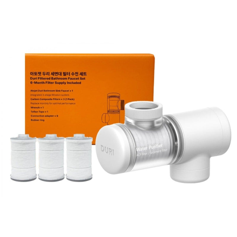 現貨｜atojet - Duri Sink Filter 增氧水龍頭過濾器 + 替換濾芯1包 (3個) 【平行進口｜約1個工作日內寄出】