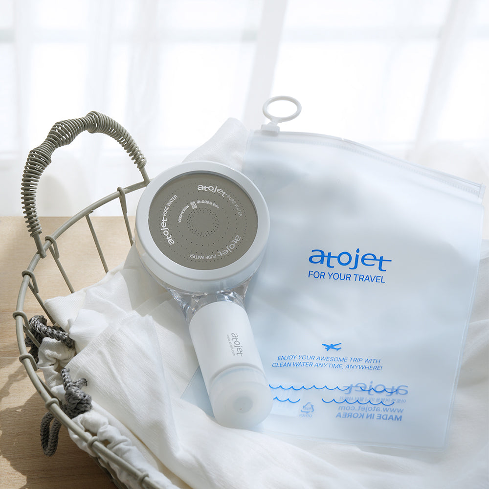 現貨｜atojet - 第三代旅行用迷你過濾花灑 花灑頭連濾芯套裝【約1個工作日內寄出】