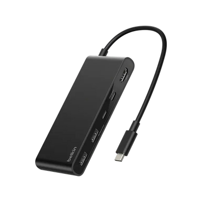現貨｜Belkin - Connect USB 7合1 Adapter 100W 集線器 多連接埠轉接器 AVC023fqBK【香港行貨｜約1個工作日內寄出】