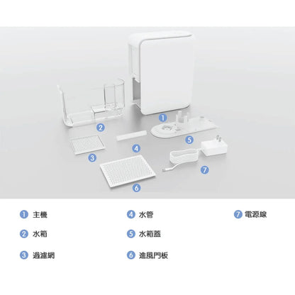 現貨｜DTEX - 智能三合一小型抽濕機 (1L) 抽濕、加濕、空氣淨化 (白色)【香港行貨｜約1個工作日內寄出】
