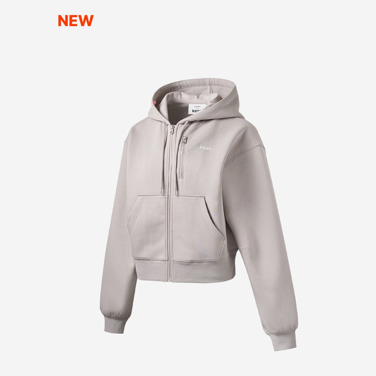 現貨｜keek - Pillowdy Logo Hoodie V3 (Crop) 韓國吹氣頸枕連帽衛衣外套 功能性衛衣 (XS/S/M) 旅行坐車坐飛機必備【約1個工作日內寄出】