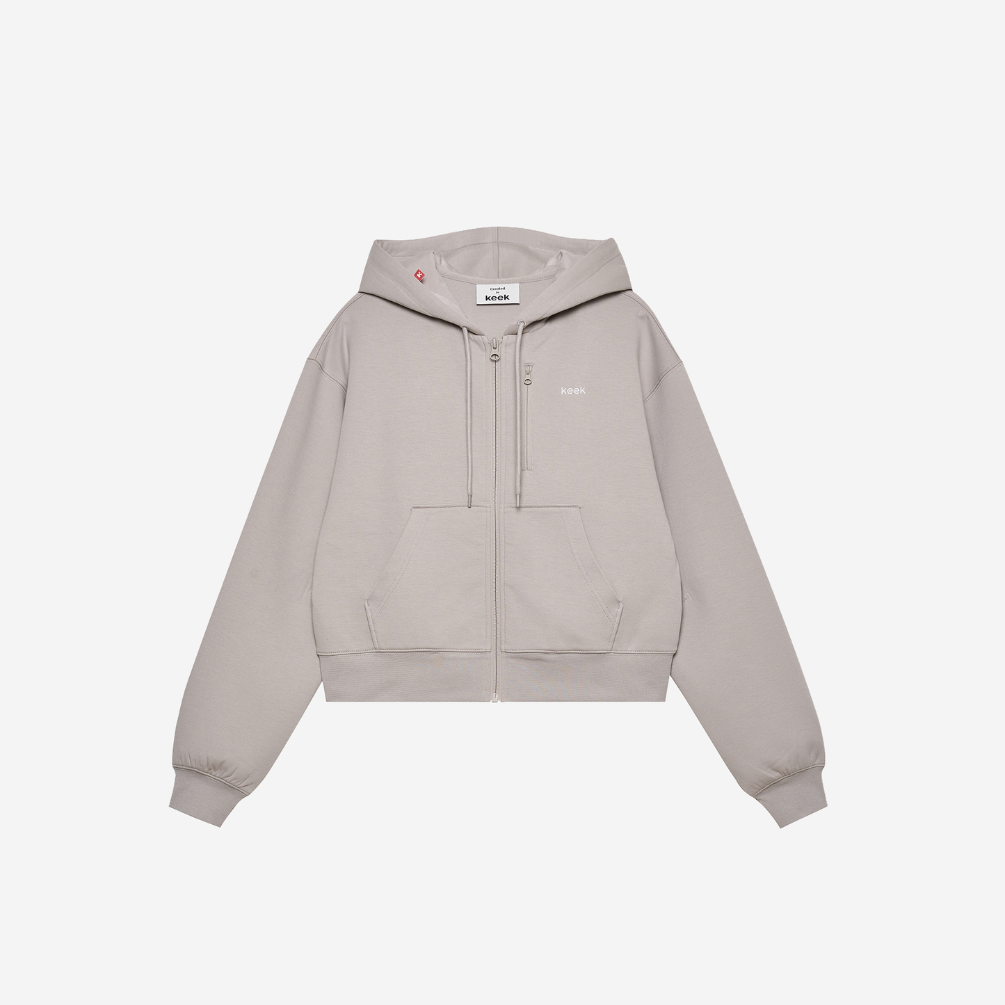 現貨｜keek - Pillowdy Logo Hoodie V3 (Crop) 韓國吹氣頸枕連帽衛衣外套 功能性衛衣 (XS/S/M) 旅行坐車坐飛機必備【約1個工作日內寄出】