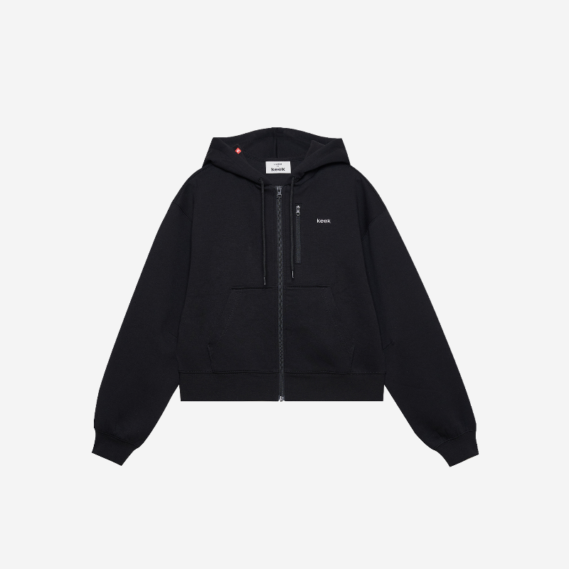 現貨｜keek - Pillowdy Logo Hoodie V3 (Crop) 韓國吹氣頸枕連帽衛衣外套 功能性衛衣 (XS/S/M) 旅行坐車坐飛機必備【約1個工作日內寄出】