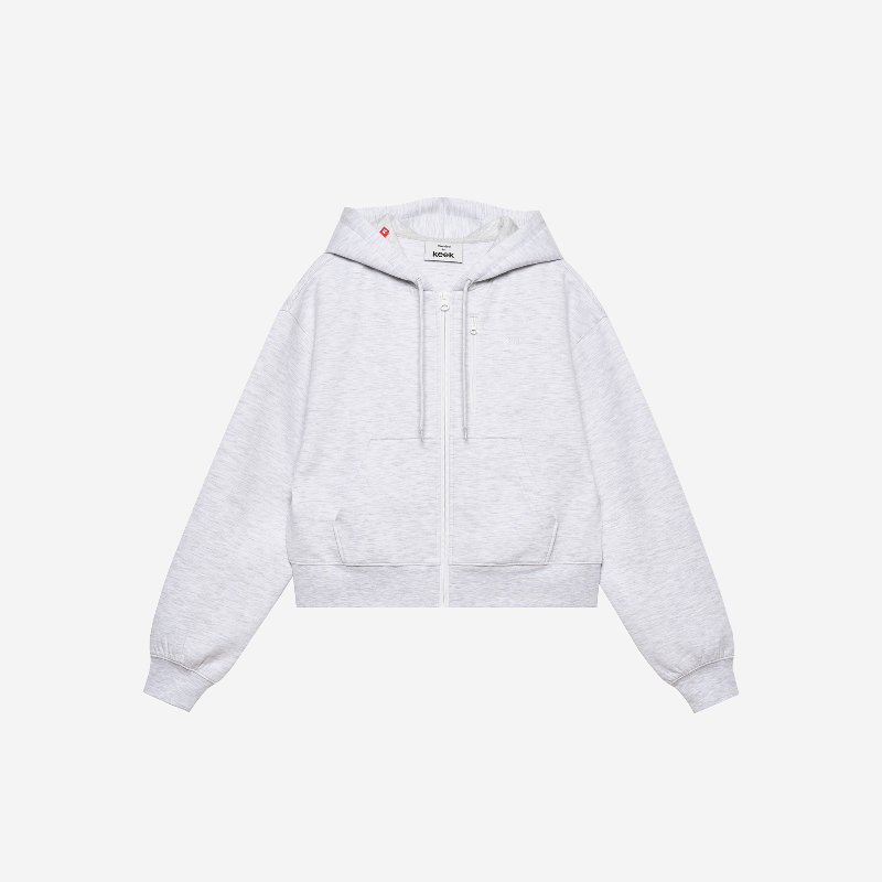 現貨｜keek - Pillowdy Logo Hoodie V3 (Crop) 韓國吹氣頸枕連帽衛衣外套 功能性衛衣 (XS/S/M) 旅行坐車坐飛機必備【約1個工作日內寄出】
