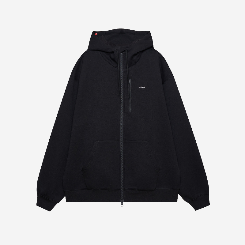 現貨｜keek - Pillowdy Logo Hoodie V3 (High Neck) 吹氣頸枕連帽衛衣外套 高領 功能性衛衣 (S/M/L/XL/XXL)【約1個工作日內寄出】
