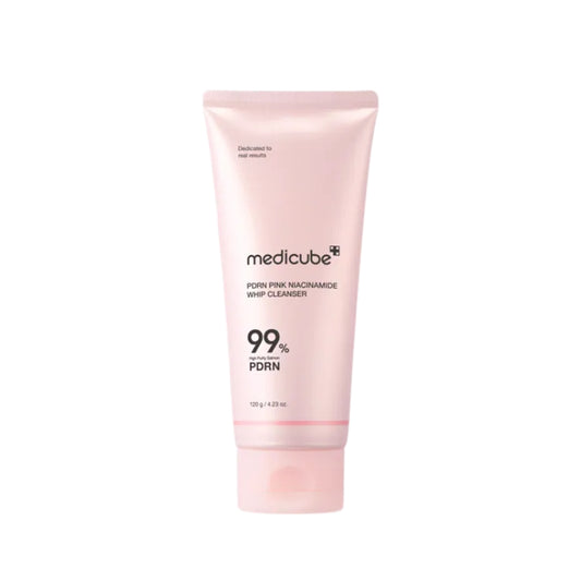 現貨｜Medicube - PDRN PINK NIACINEAMIDE WHIP CLEANSER 粉紅煙酰胺拉絲潔面乳 (120g)【平行進口｜約1個工作日內寄出】
