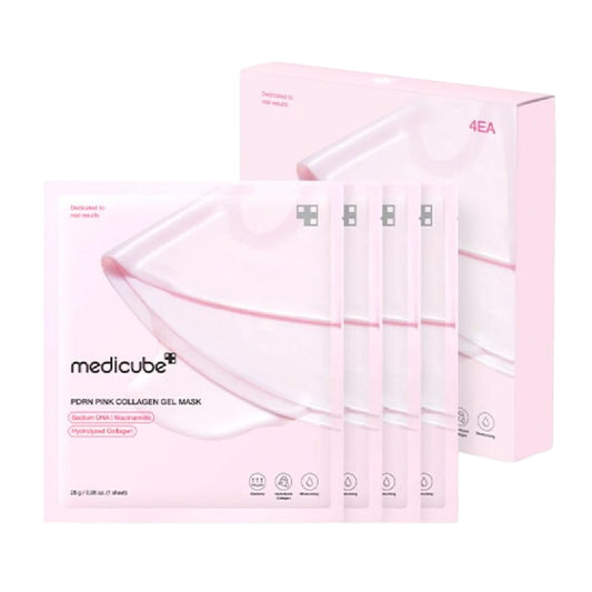 現貨｜Medicube - PDRN Pink Collagen Gel Mask 粉紅胜肽膠原凝膠面膜 (4ea/4片)【平行進口｜約1個工作日內寄出】