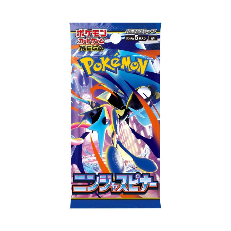 日版現貨｜Pokemon寶可夢 - PTCG M4 MEGA Ninja Spinner 原盒原膜未拆封 (擴充包 30包/盒) 忍者飛旋【約1個工作日內寄出】