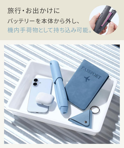 現貨｜Salonia - 12mm 無線USB充電式迷你電髮夾 直髮夾 Cordless Straightening Iron【平行進口｜約1個工作日內寄出】