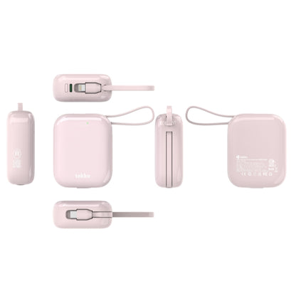 現貨｜tekko - SSB-Nano CL10 Mini Power Bank 迷你自帶雙線半固態行動電源 尿袋 (10000mAh, CCC認證, 3C可追溯二維碼)【香港行貨｜約1個工作日內寄出】